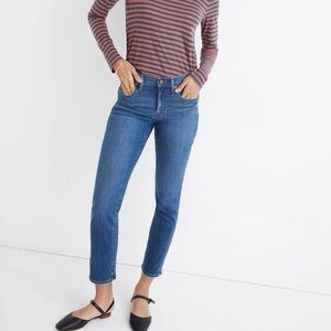 Madewell Mid-Rise Stovepipe Denim Jeans in Leman Wash Size 26